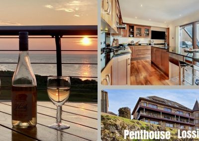 Penthouse Moray Golf Course and Beach Self Catering Apartment